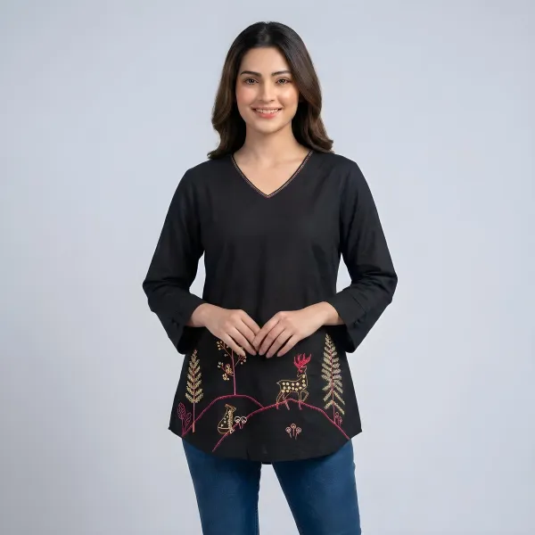 Embroidered Top